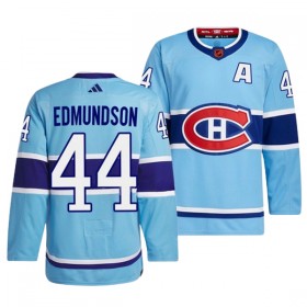 Miesten NHL Montreal Canadiens Pelipaita Joel Edmundson 44 Reverse Retro 2.0 Adidas 2022-23 Sininen Authentic